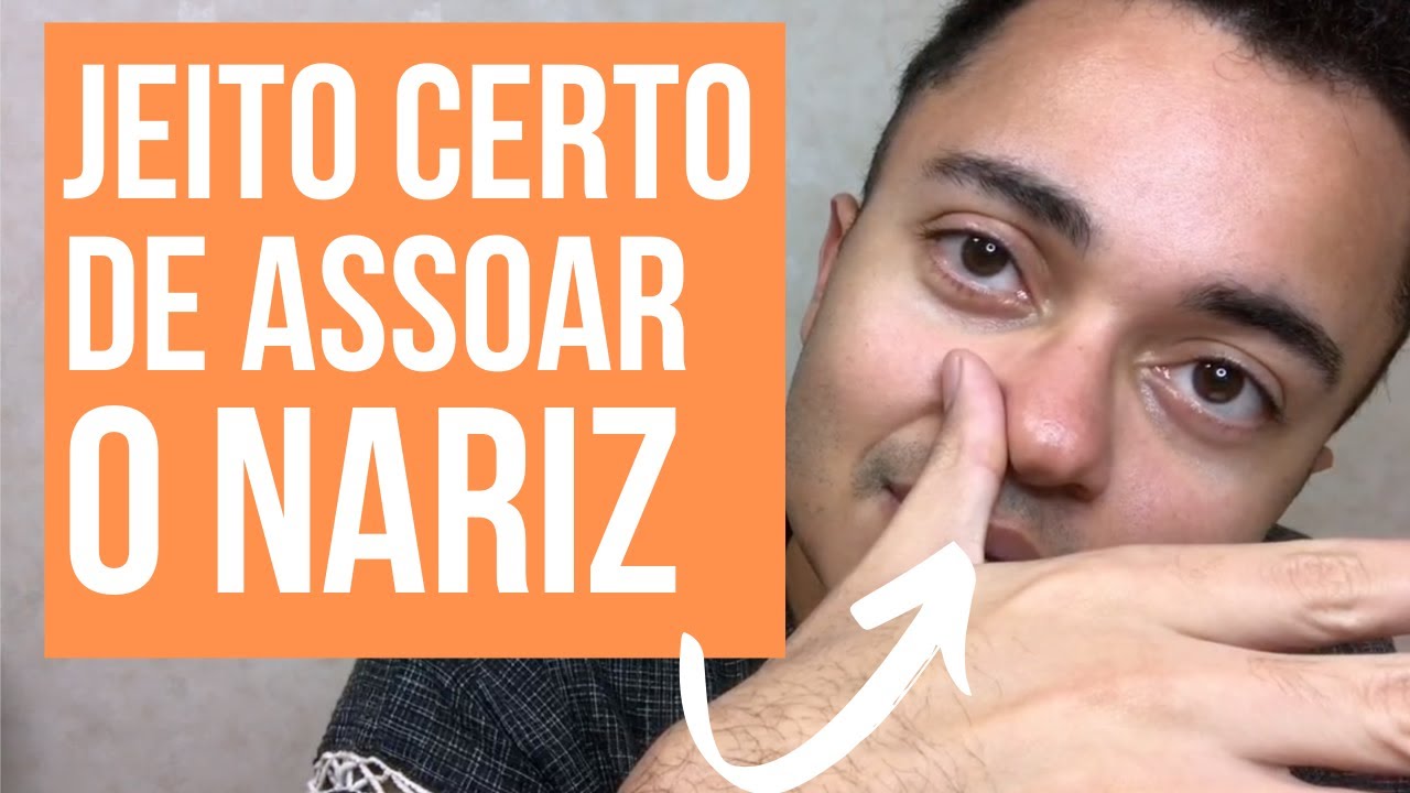 Nariz entupido: Faz mal assoar o nariz errado. ENTENDA como assoar o ...