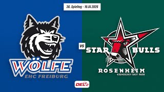36. Spieltag DEL2 | EHC Freiburg vs. Starbulls Rosenheim | Game Highlights
