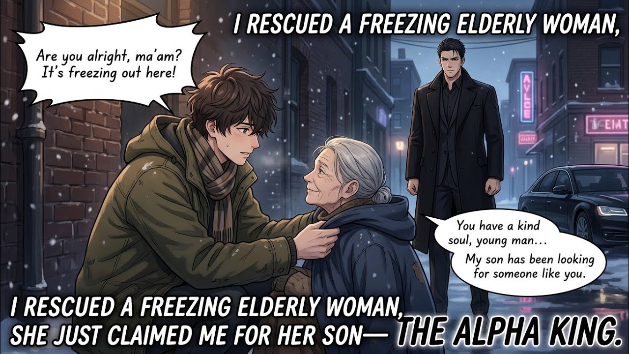 Я спас замерзающую старуху, не зная, что она только что объявила меня своим сыном — Альфа-королем...