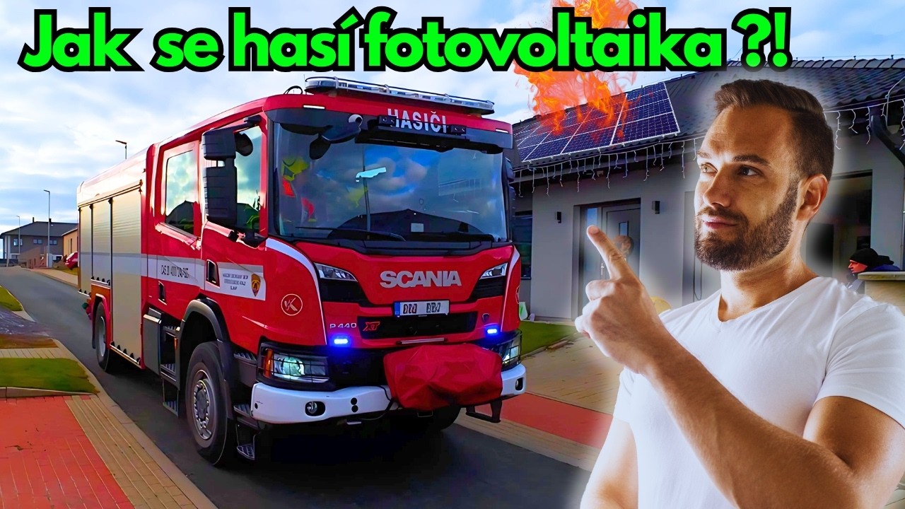Jak správně hasit FOTOVOLTAIKU? | Návod pro požár FVE ! | Věděli jste jak to probíhá?