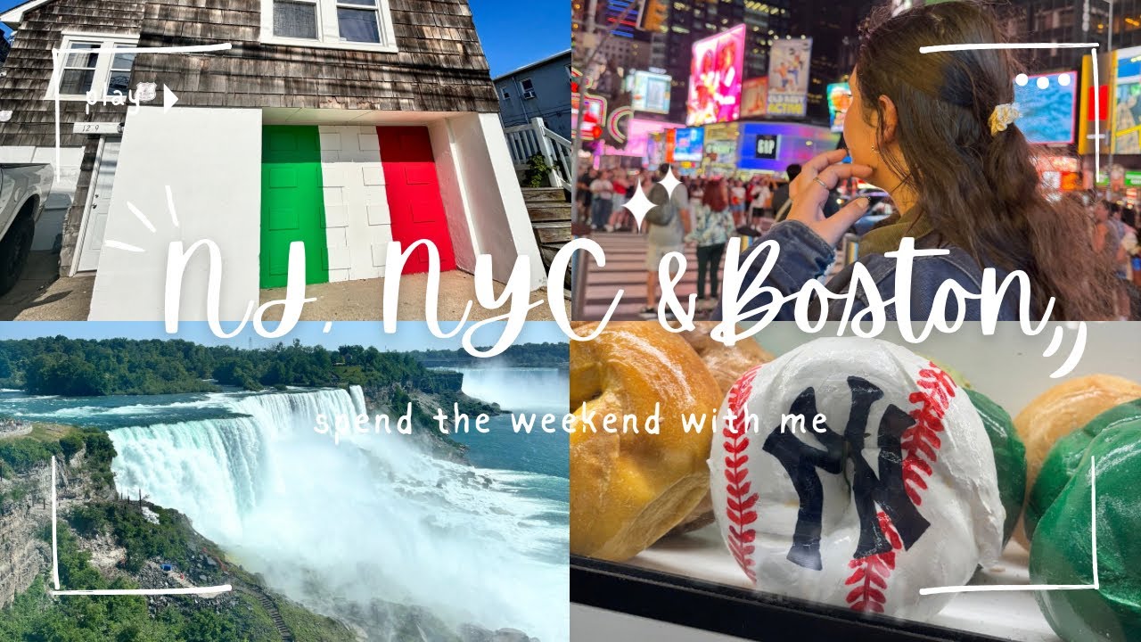 WEEKEND VLOG: EXPLORING JERSEY SHORE, NYC & BOSTON