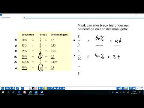 Video: Wat is veertien honderdsten als decimaal?