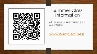 Summer 2025 ESL Program Information