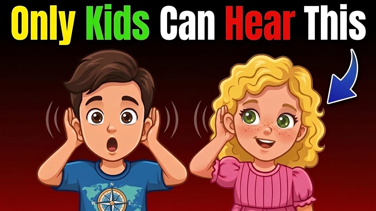 Only kids can hear this secret sound 😰😳