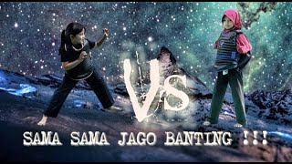 BANTINGAN KERAS ! Anak kecil silat saling banting lawan ,