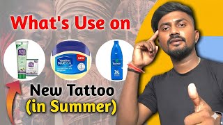 नए टैटू पर क्या लगाना चाहिए?🤔 Best Tattoo Cream For New Tattoo😍 #tattooaftercare #tattoo