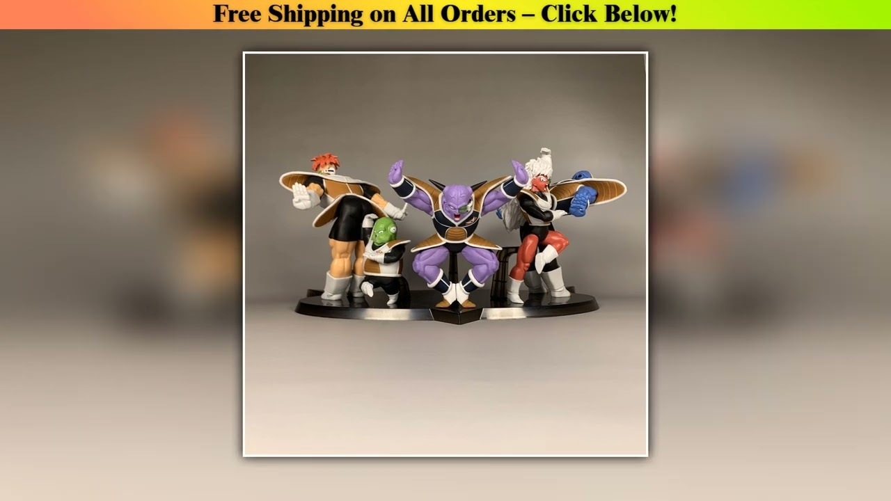Dragon Ball Z Ginyu Force Figure Anime Figurine Jeice Guldo Recoom Burter Action Figure Pvc Statue