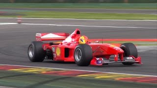 During the modena trackdays event held on legendary circuit
spa-francorchamps, i have filmed formula 1 ferrari f399 from 1999 ex
one dri...