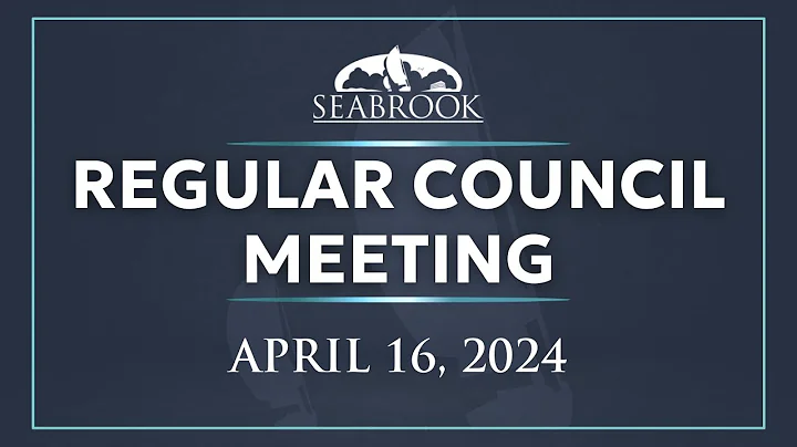 April 16, 2024 Regular City Council Meeting