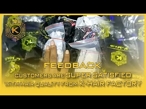 Video Vietnamese hair Review |Customers are SUPER SATISFIED with hair quality from K-hair factory 56