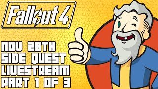 "HERMIT VS. VERTIBIRD!!!" Fallout 4 Nov 28th Livestream Part 1 of 3 - 1080p HD PC Gameplay screenshot 3