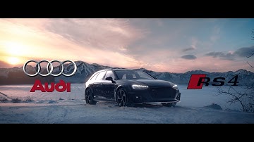 Audi RS4 Corporate Film  | Car Animation | Blender + After Effects + Breakdown |