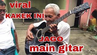 VIRAL!!! KAKEK INI JAGO MAIN GITAR || Video reaction parmitu anduk leher