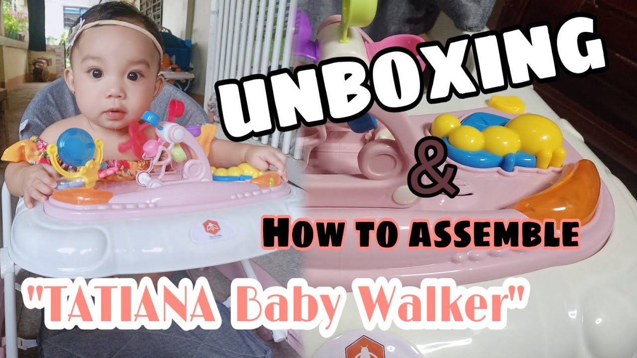 Baby Walker Music Folding Car / Unboxing + How to Assemble - YouTube