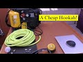 Cheap Hookah! We build a Surface Air Breathing System.