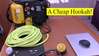 Cheap Hookah! We build a Surface Air Breathing System.