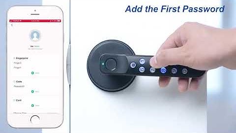 Gavdhe Fingerprint Door Lock-T02 Setting Guide