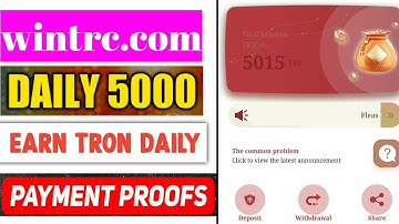 New Best TRX Mining Site 2022 wintrc.com 5000 TRX Bonus | TRX Mining Today
