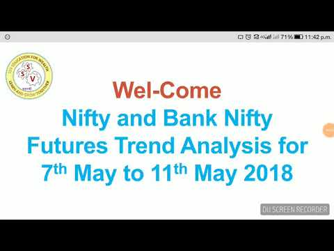 Nifty and banknifty future trends analysis for next week beginning from 6th may to 11th may 2018Trad