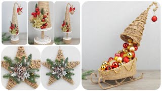 DIY Jute Christmas Decoration Ideas. Christmas decor