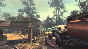 Across the map throwing knife on camper - Infected - Village