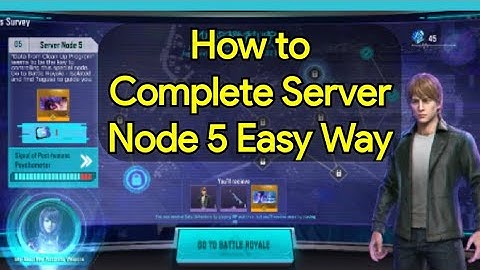 How to complete server node 5 call of duty mobile|CODM|Mr.RDR Gaming