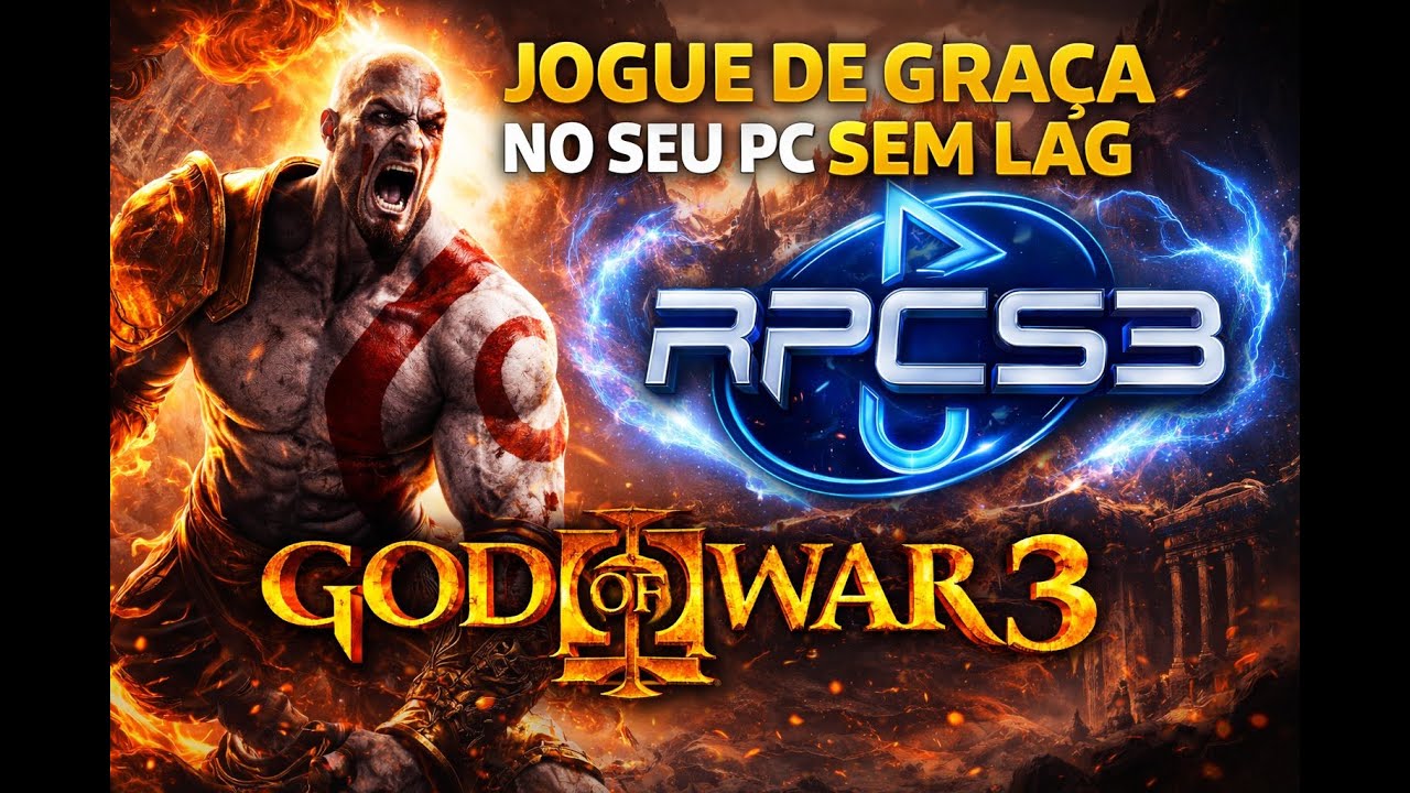RPCS3 - GOD OF WAR 3 no PC EMULADOR DE PS3 - PASSO A PASSO com MÁXIMO DESEMPENHO! O GUIA COMPLETO!