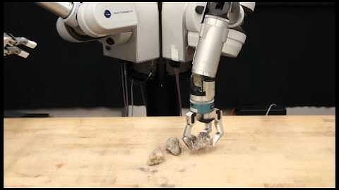 Autonomous grasping of rocks, with kNN and Greedy Entropy Search (5 sec limit) V