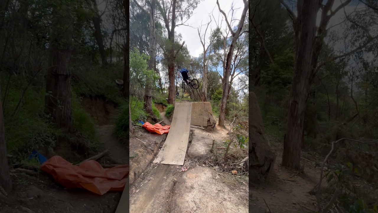 Huge Raw MTB Wooden Jump Whip!! 