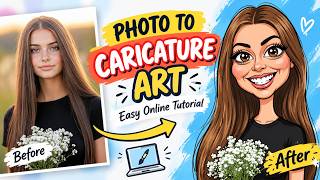 Seni Karikatur dari Foto Online | Tutorial Seni Digital Mudah