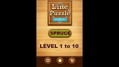 Line Puzzle: String Art Spruce Level 1 to 10 Walkthrough | LinePuzzle: String Art Spruce Levels