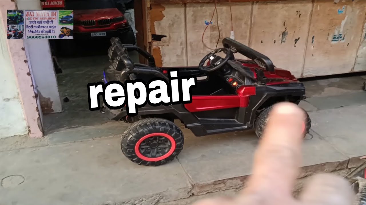Kids car Battery operated car repair