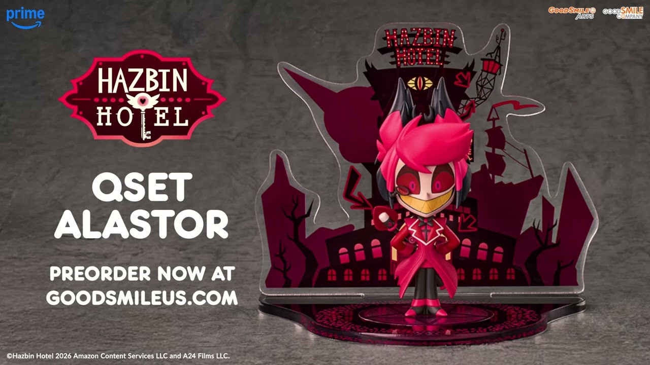 QSet Аластор из Hazbin Hotel | Сделайте предзаказ прямо сейчас! | Good Smile Company