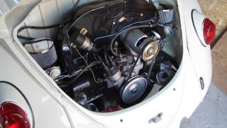 VW boble 1641ccm, 2 x 34 Solex, first run