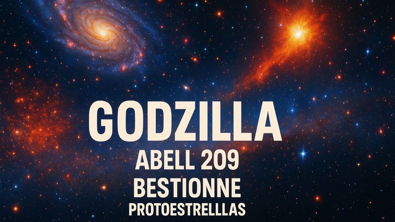 El Titan de Godzilla galáctico frente a Abell 209: la danza de los bezonios y el nacimiento de proto