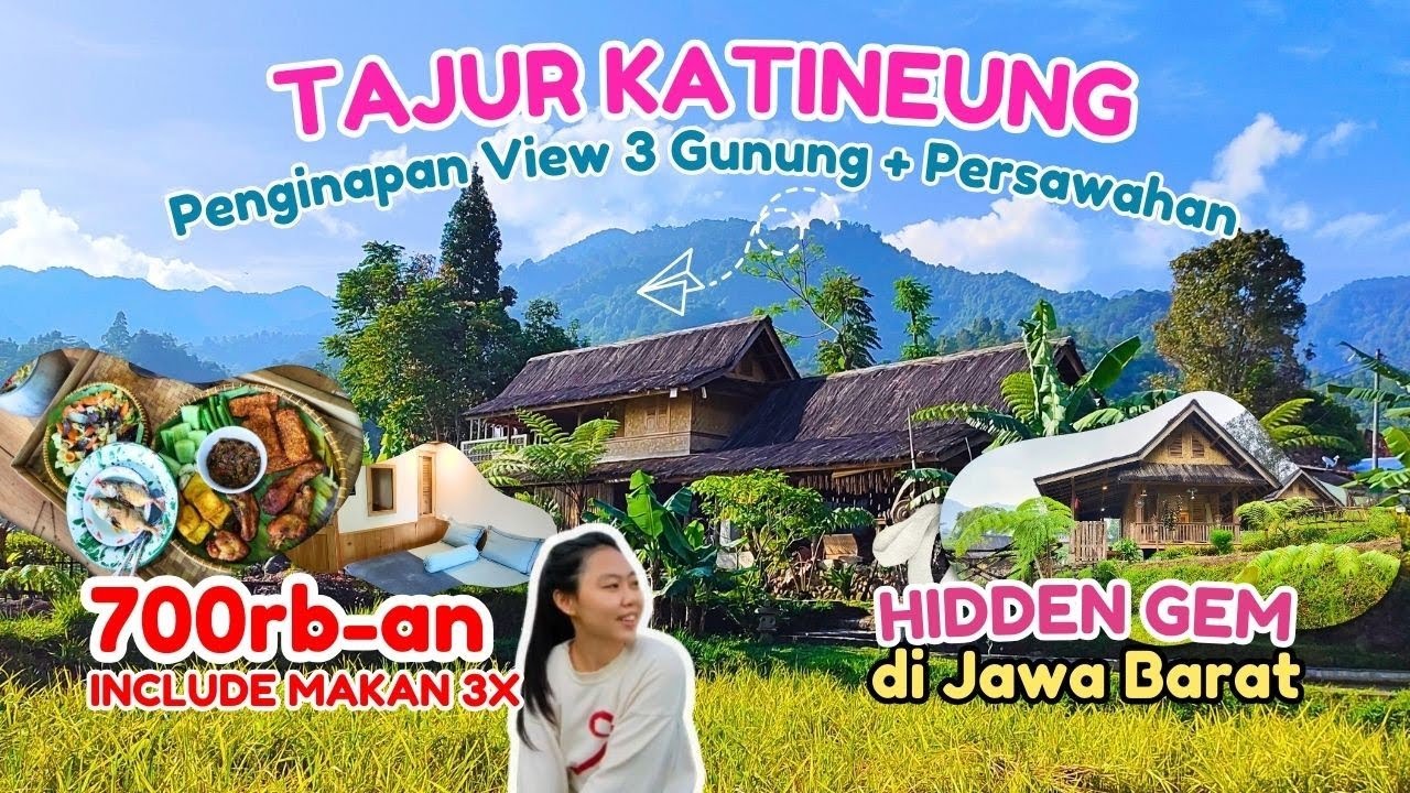 VIRAL ‼️ TEMPAT STAYCATION SYAHDU, BERASA PULANG KE KAMPUNG HALAMAN | TAJUR KATINEUNG PURWAKARTA