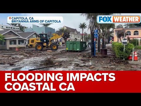 California Restaurant Avoids Being Swept Away During Coastal Flooding