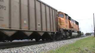BNSF 9728 leads NS Train 735 in Bremen, GA