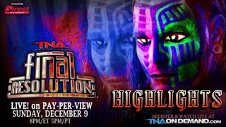 tna final resolution 2012 jeff hardy vs bobby roodes highlights