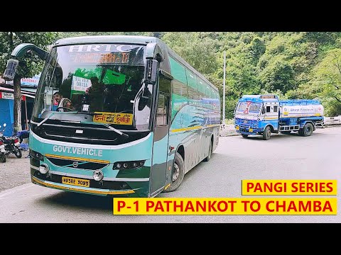 Pathankot to Chamba journey by HRTC buses | Pangi valley series P-1 | Himbus