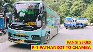 Pathankot to Chamba journey by HRTC buses | Pangi valley series P-1 | Himbus