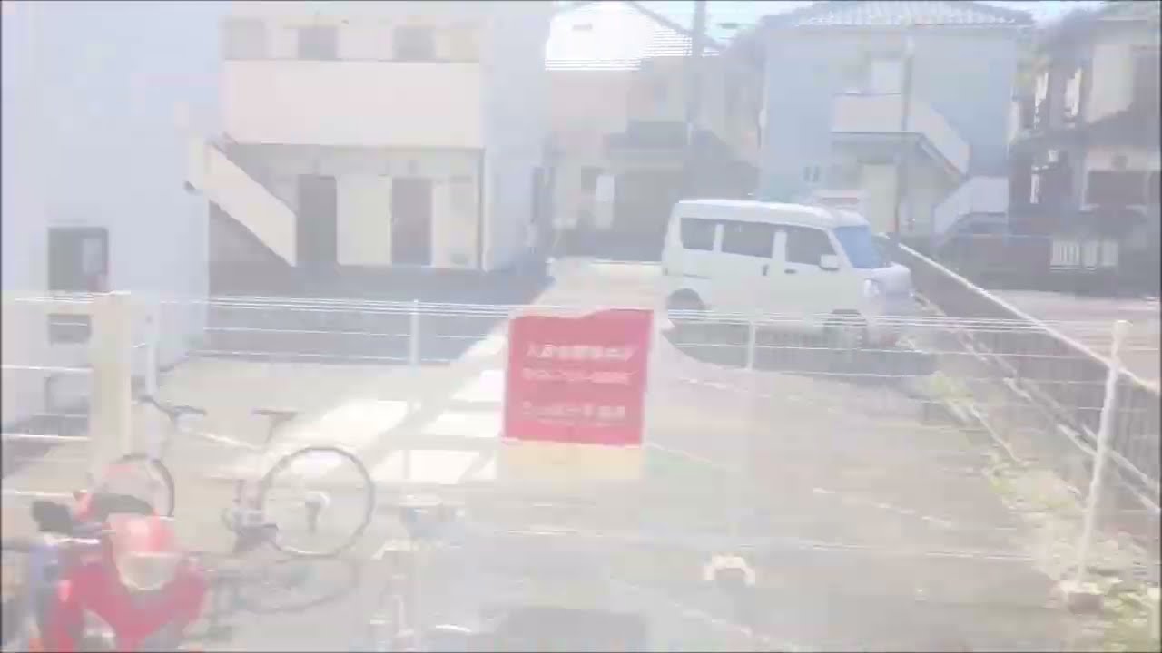 【車窓】小田急ロマンスカー  人身事故で打ち切り