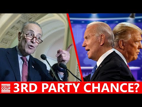 CNN Says Biden-Trump Could Open Door for 3rd Party, Climate Activists SHUT DOWN Schumer Fundraiser