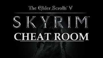 CHEAT ROOM MOD | Skyrim PC & Xbox One