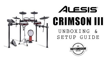Alesis Crimson III Electric Drum Kit Setup Guide