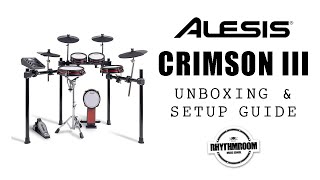 Alesis Crimson III Electric Drum Kit Setup Guide Alesis Crimson III Electric Drum Kit Setup Guide