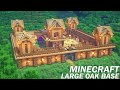Minecraft: Large Oak Survival Base Tutorial | How to Build a Survival Base in Minecraft (EASY)