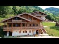 Romania from drone Magura village Brasov