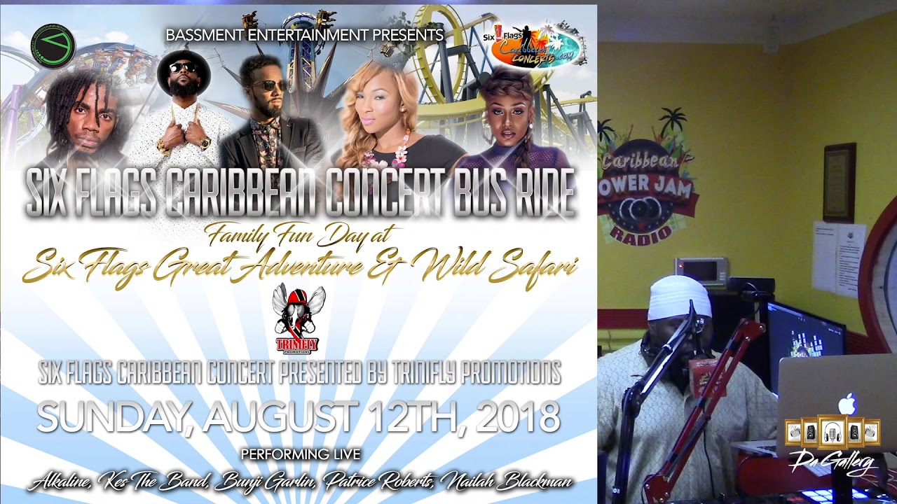 Da Gallery Promotes the Six Flags Caribbean Concert Bus Ride YouTube