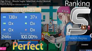 Hige Driver - Miracle Sugite Yabai - Normal - 100% Flashlight, Hard Rock